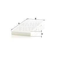 Фильтр салона MANN-FILTER CU 3955